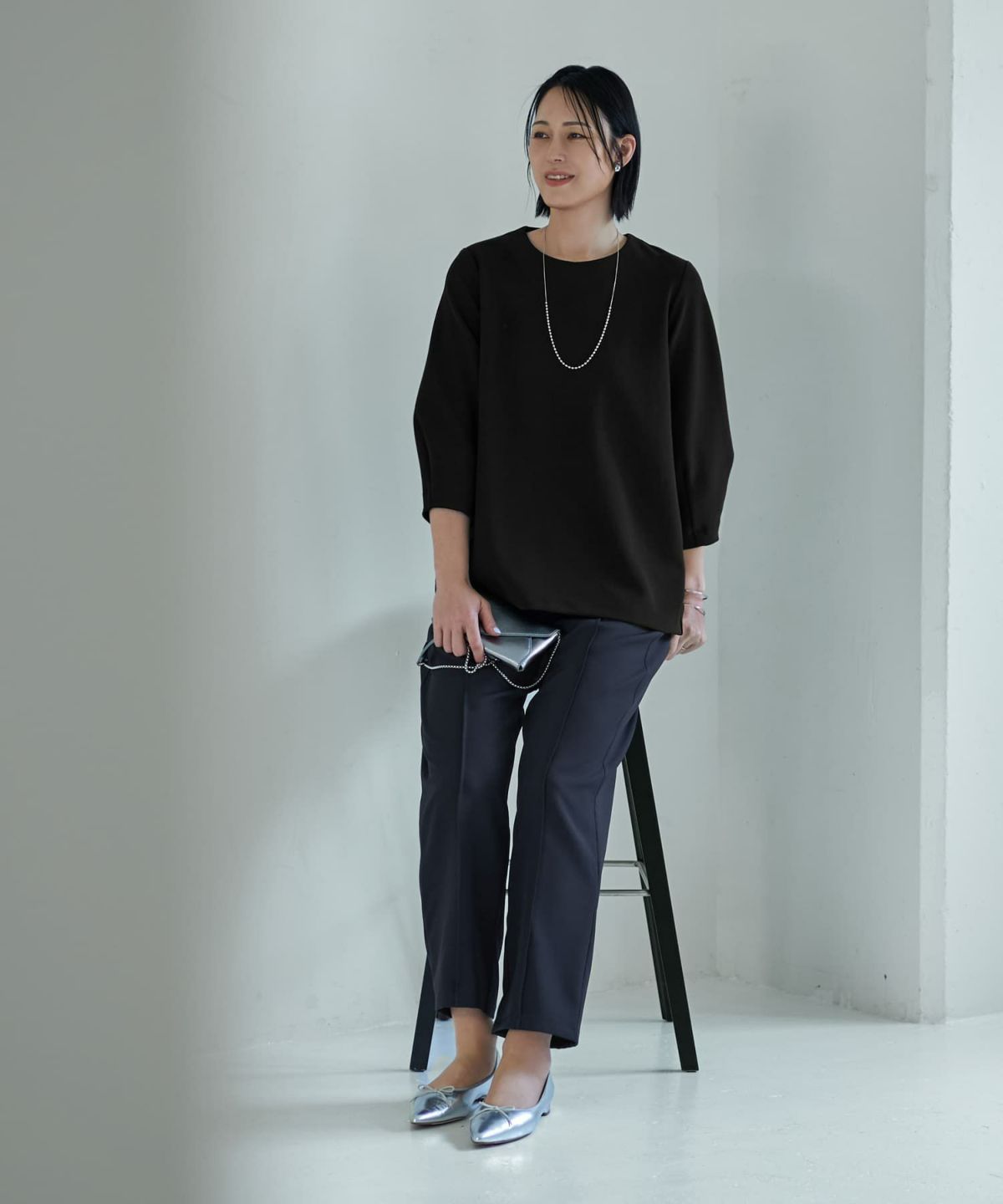 着用イメージ 187cm ブラック X-tall