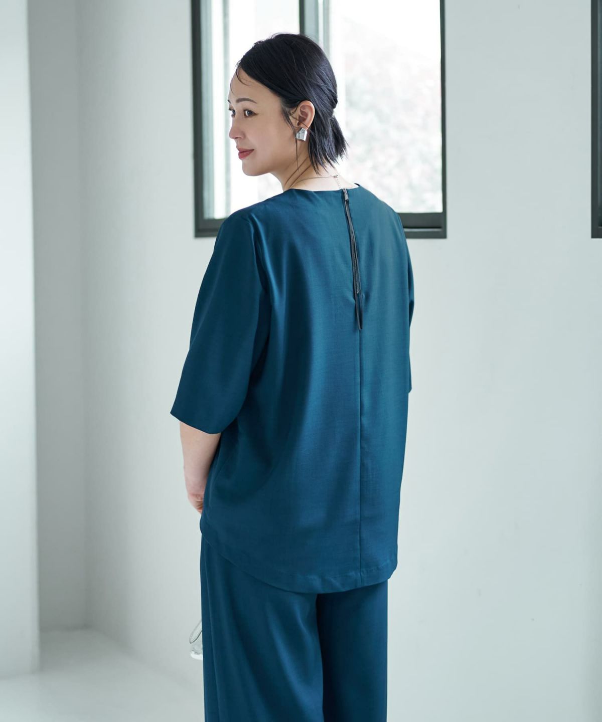 着用イメージ 172cm ブルーグリーン X-tall