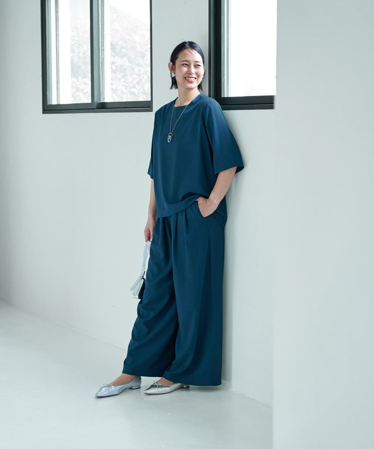 着用イメージ 187cm ブルーグリーン X-tall