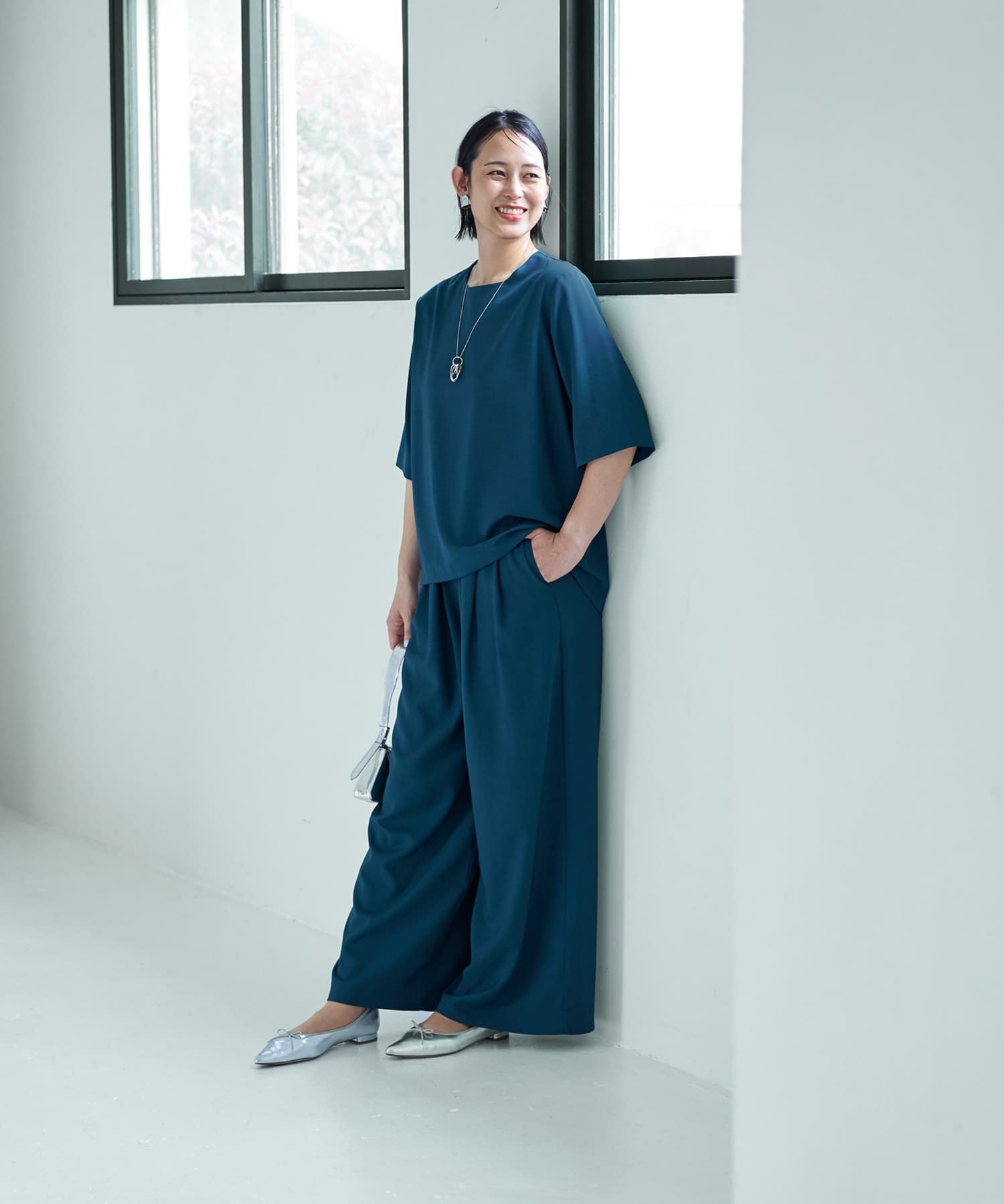 着用イメージ 187cm ブルーグリーン X-tall