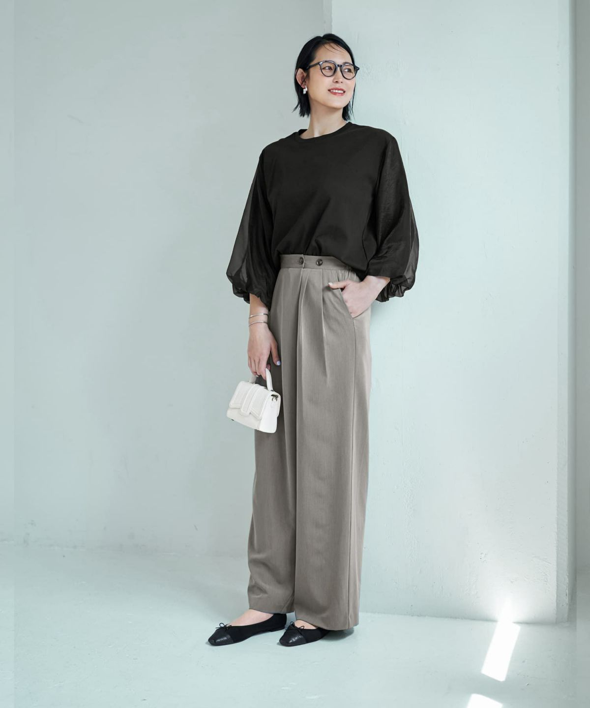 着用イメージ 187cm オリーブグレー X-tall