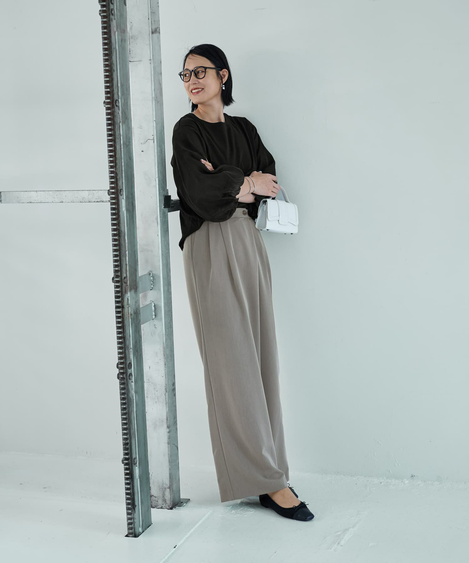 着用イメージ 187cm オリーブグレー X-tall