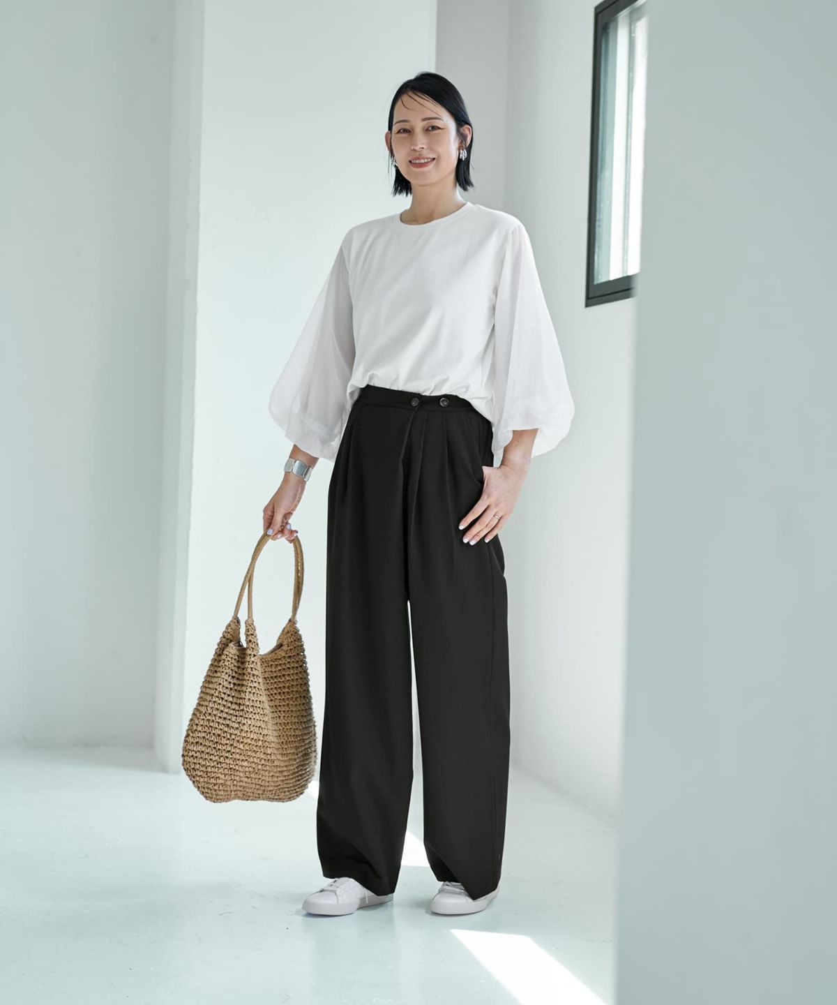 着用イメージ 187cm ブラック X-tall