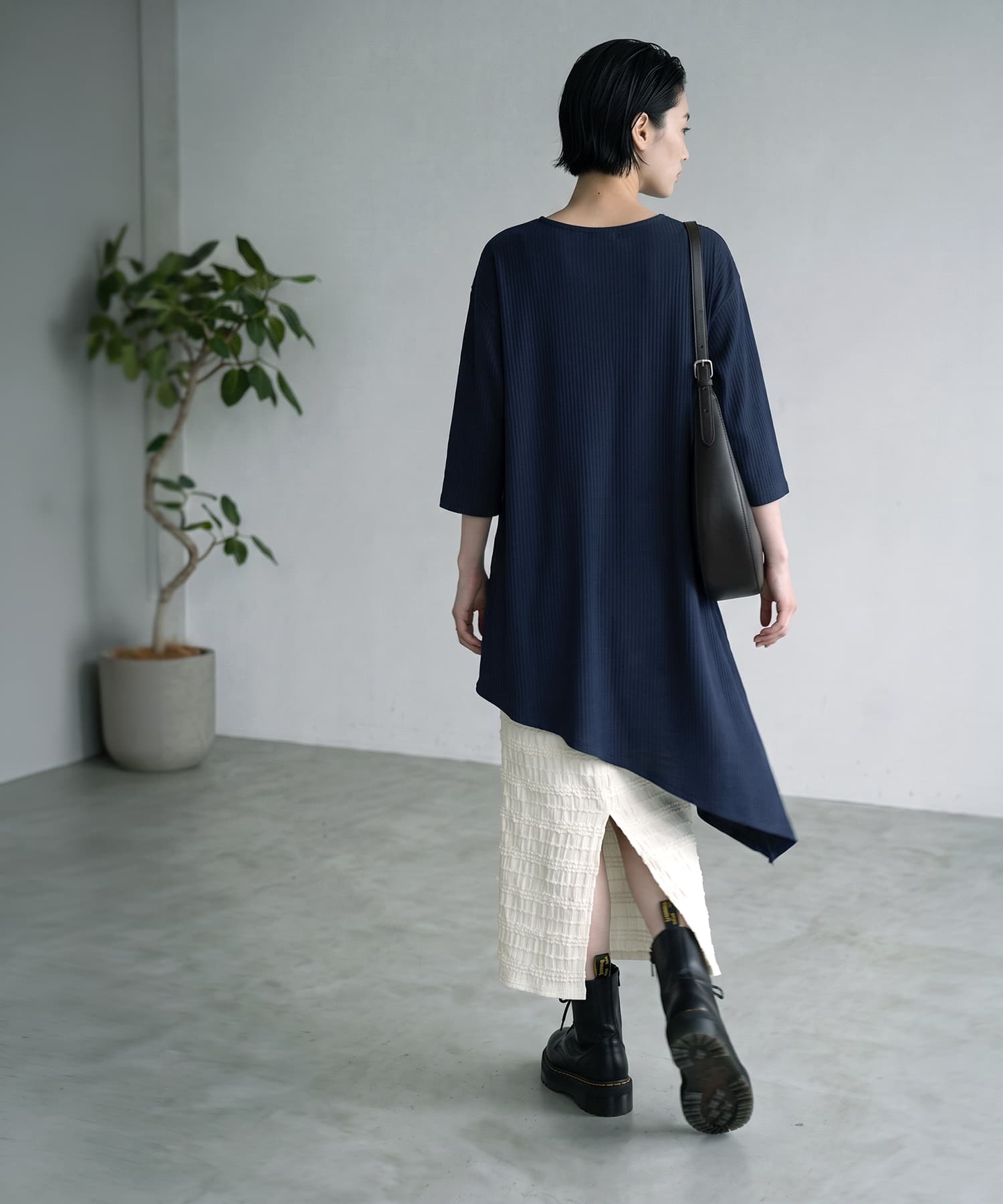 着用イメージ 172cm ブラック