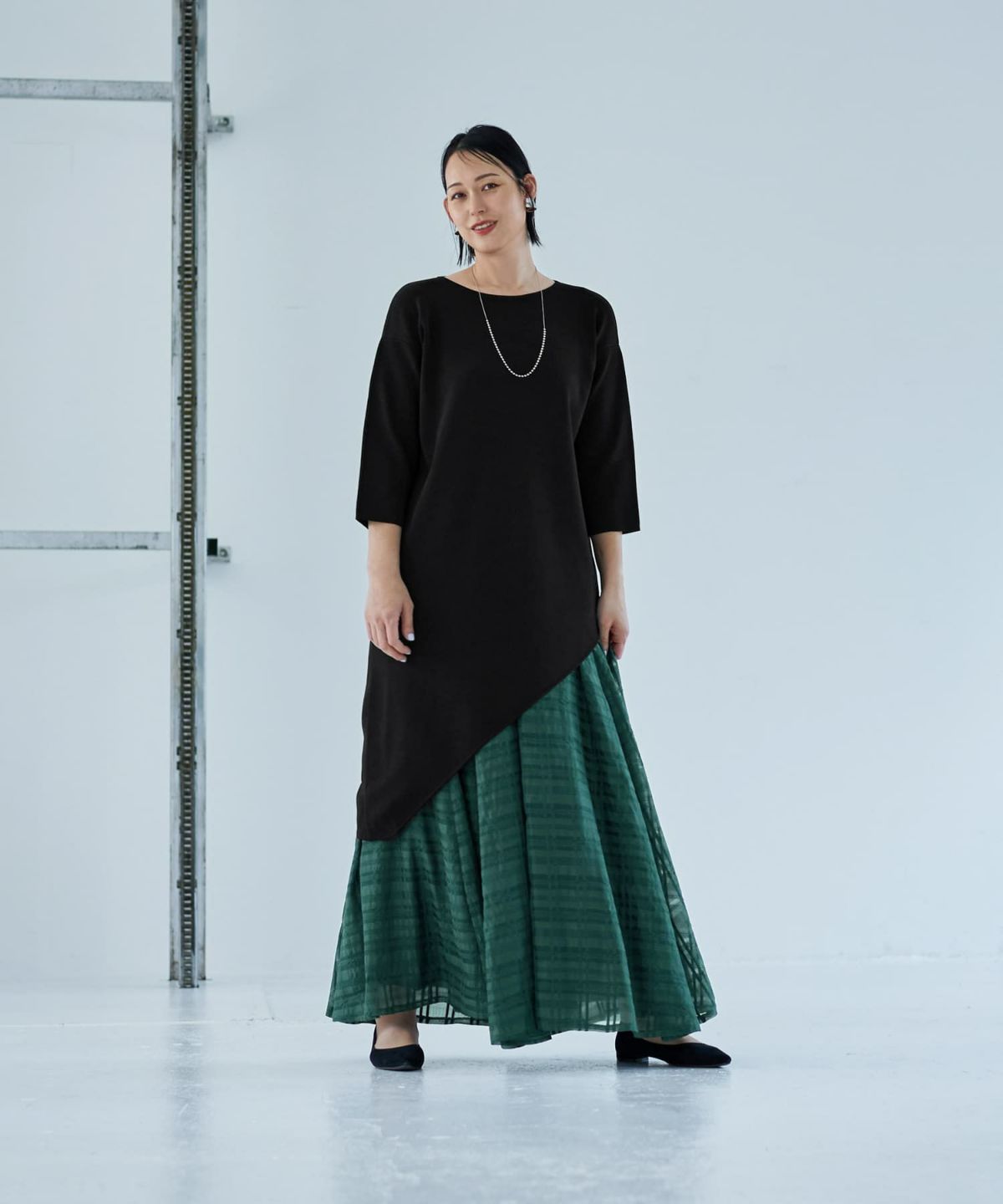 着用イメージ 187cm グリーン