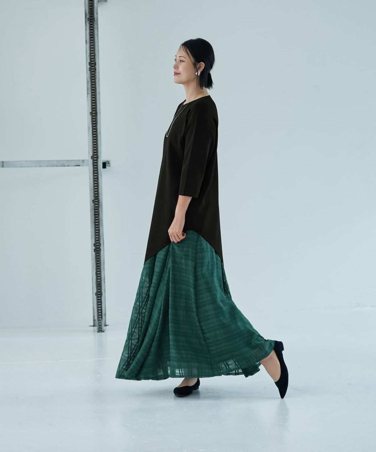 着用イメージ 187cm グリーン