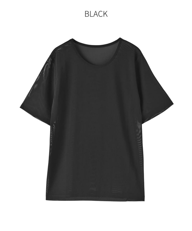 スタイルデリ STYLE DELI 微シアーストレッチメッシュシャツ （ホワイト） 微シアーストレッチメッシュシャツ | おしゃれな大人レディース