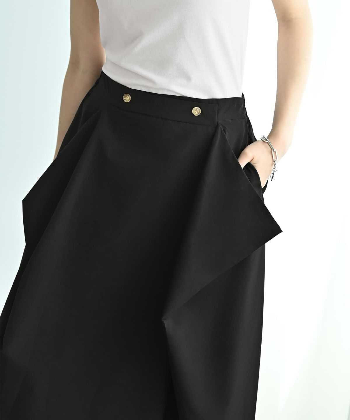 着用イメージ 172cm ブラック