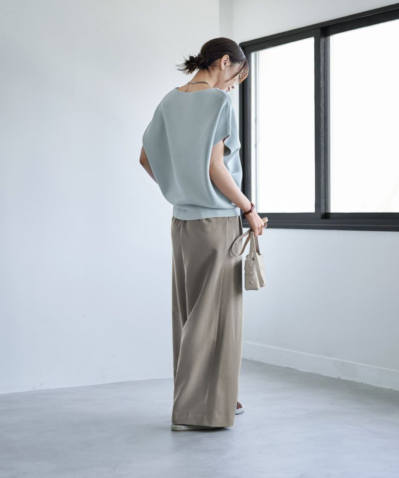 Theory - Theory CHIFFON TRIM BERINGSUB サマーニット Theory CHIFFON TRIM BERINGSUB Summer Knit Silk