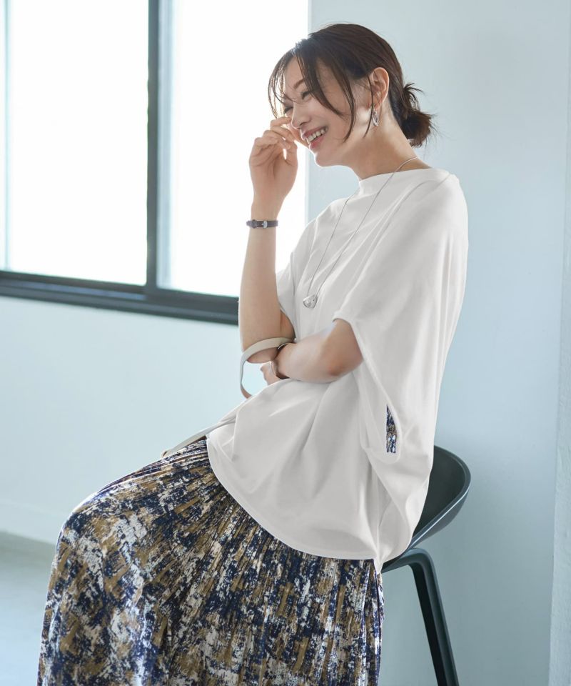 tシャツ 「ものづくりJAPAN」DIORAMA ボートネックドルマンTシャツ レディース ものづくりJAPAN】DIORAMA ボートネックドルマンTシャツ