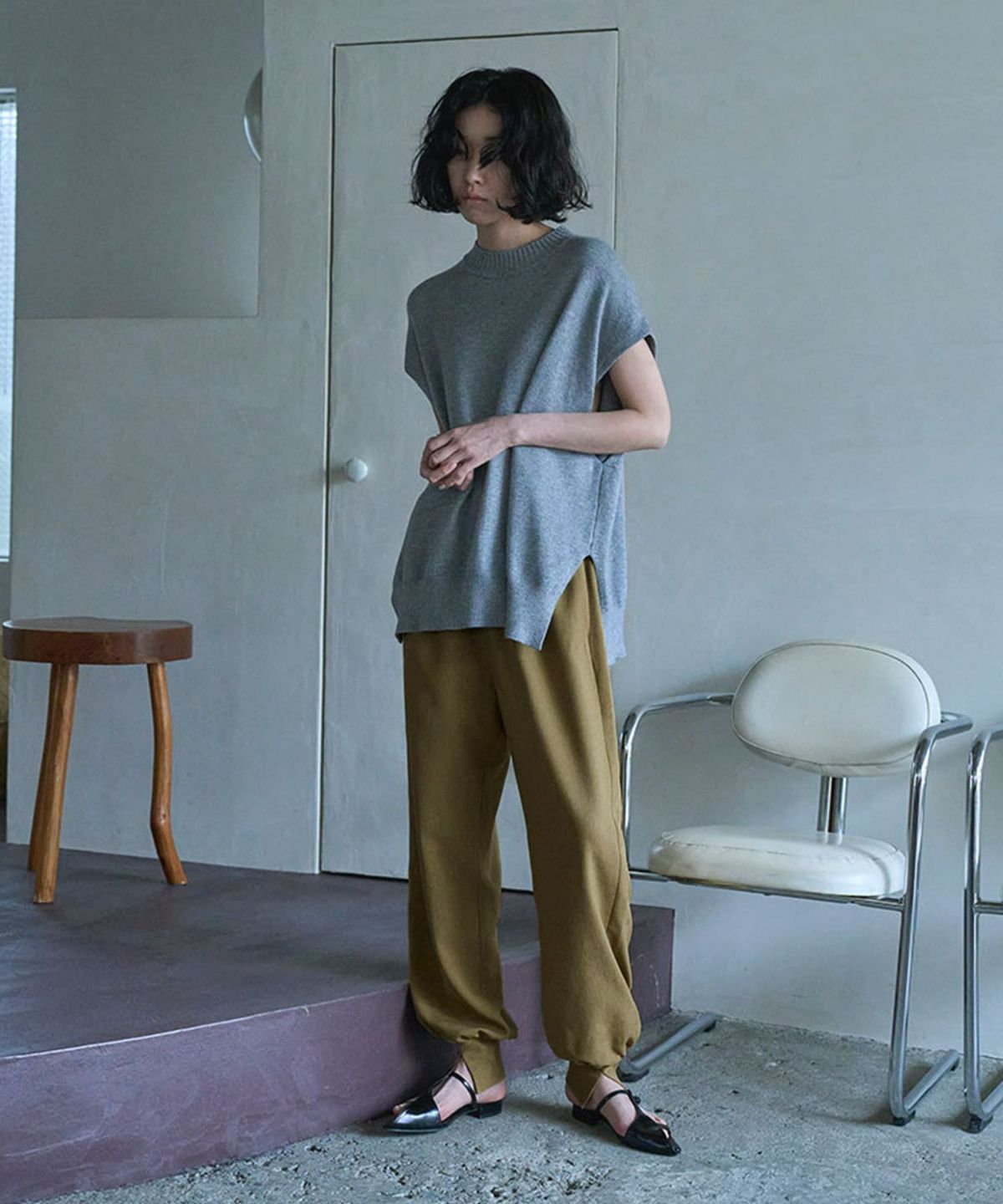 着用イメージ 170cm M CAMEL