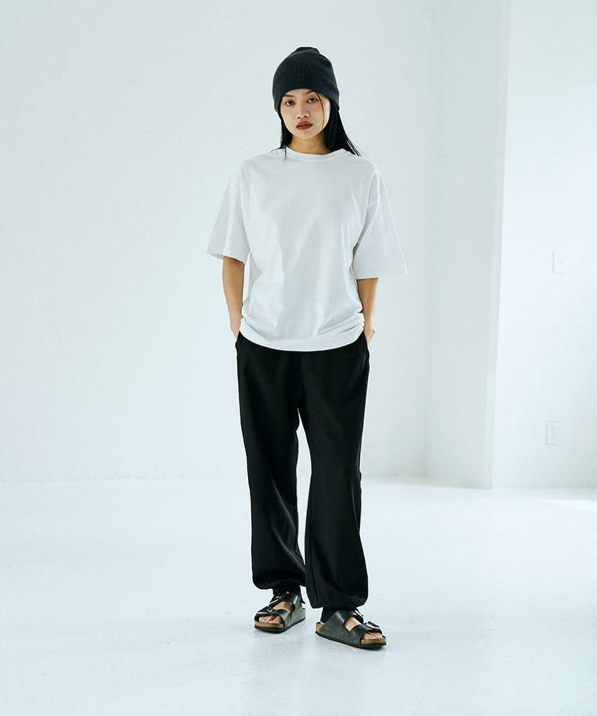 着用イメージ 168cm M BLACK