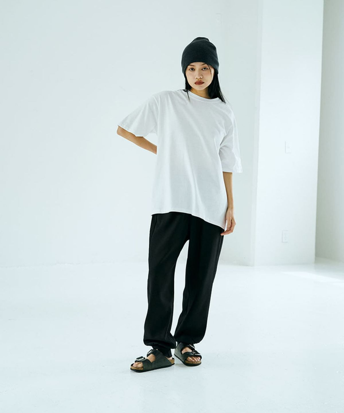 着用イメージ 168cm M BLACK