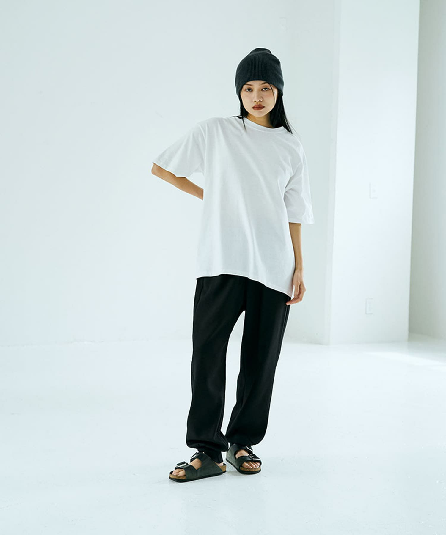着用イメージ 168cm M BLACK