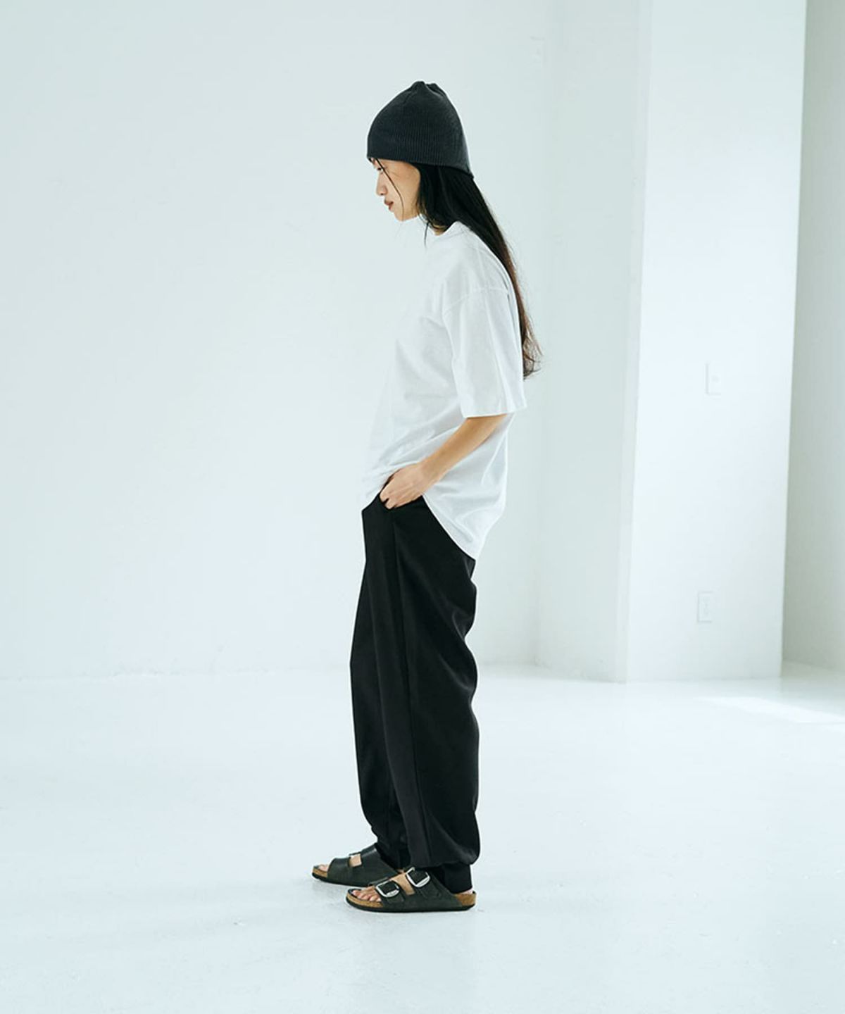 着用イメージ 168cm M BLACK