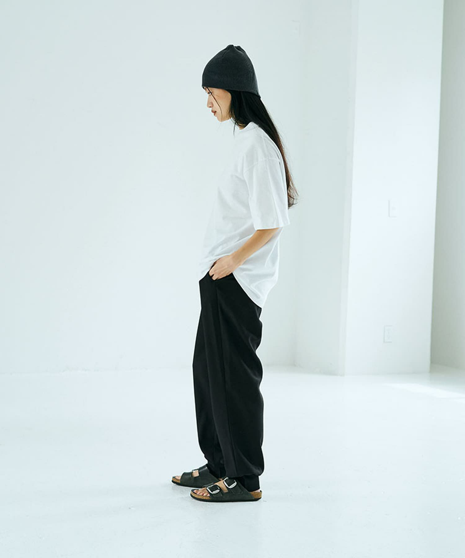 着用イメージ 168cm M BLACK