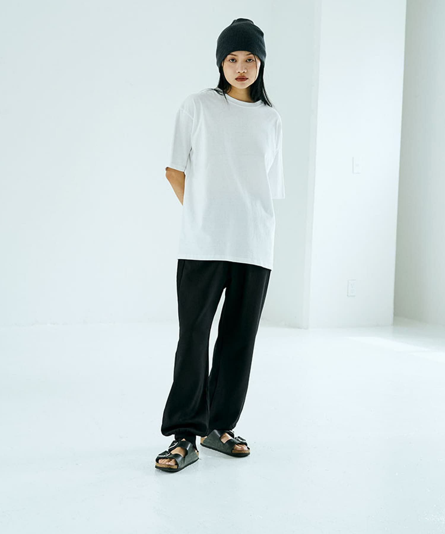 着用イメージ 168cm M BLACK