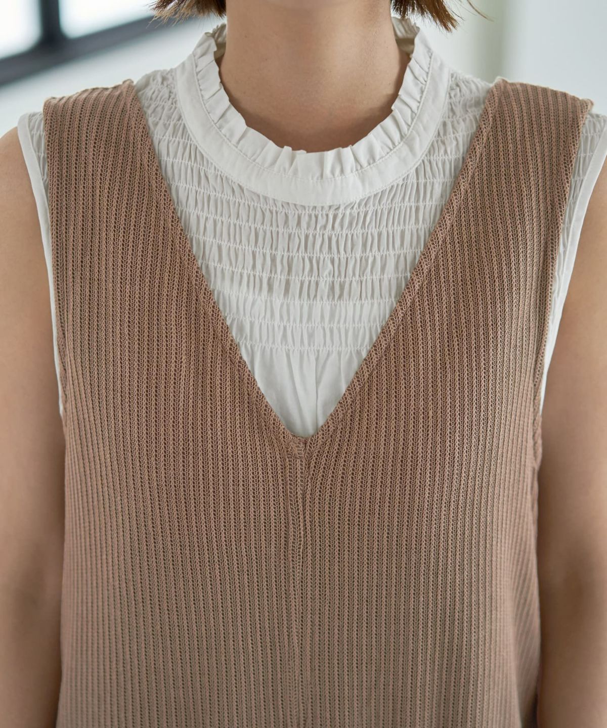 着用イメージ　167cm 02サイズ　モカ