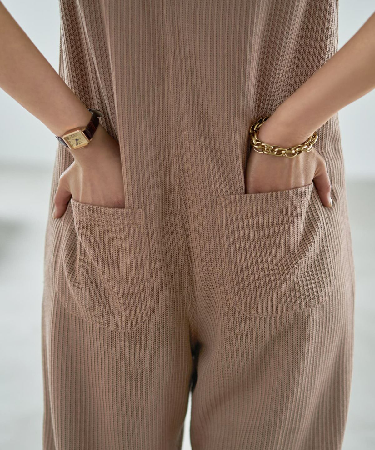 着用イメージ　167cm 02サイズ　モカ