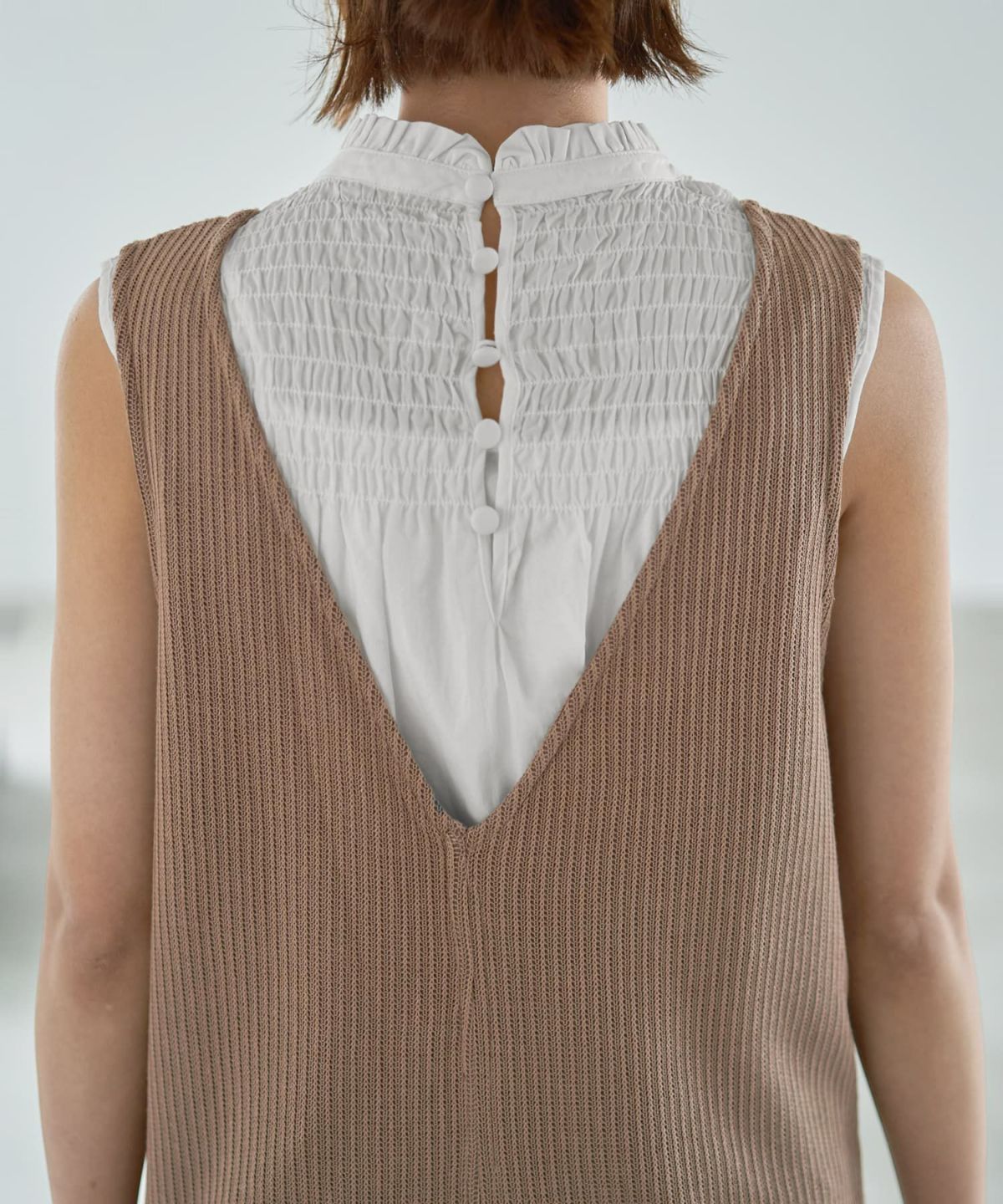 着用イメージ　167cm 02サイズ　モカ