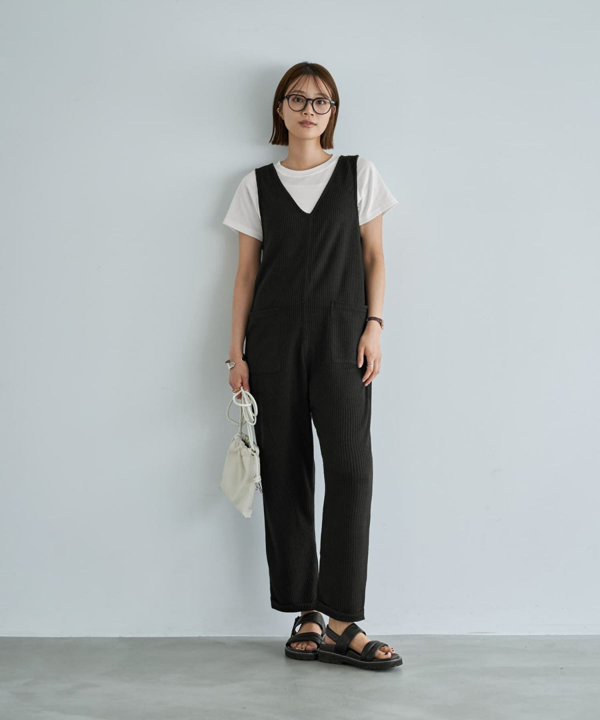 着用イメージ　167cm 02サイズ　ブラック