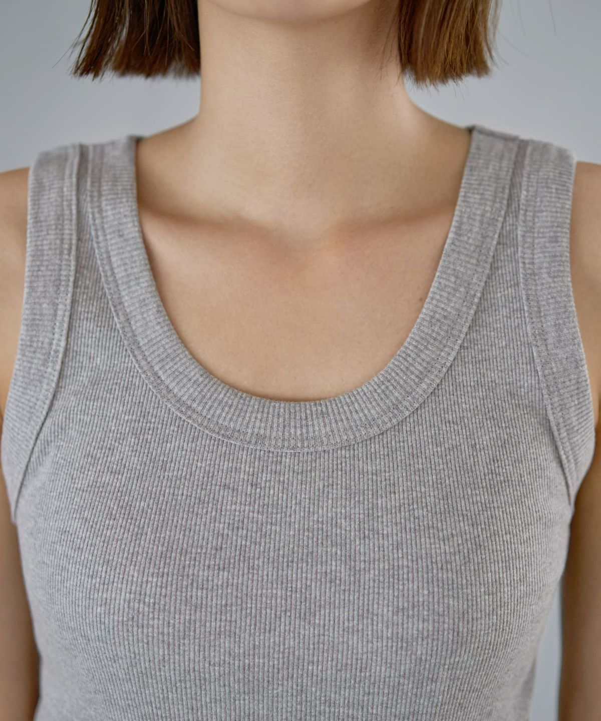 着用イメージ　167cm ライトグレー