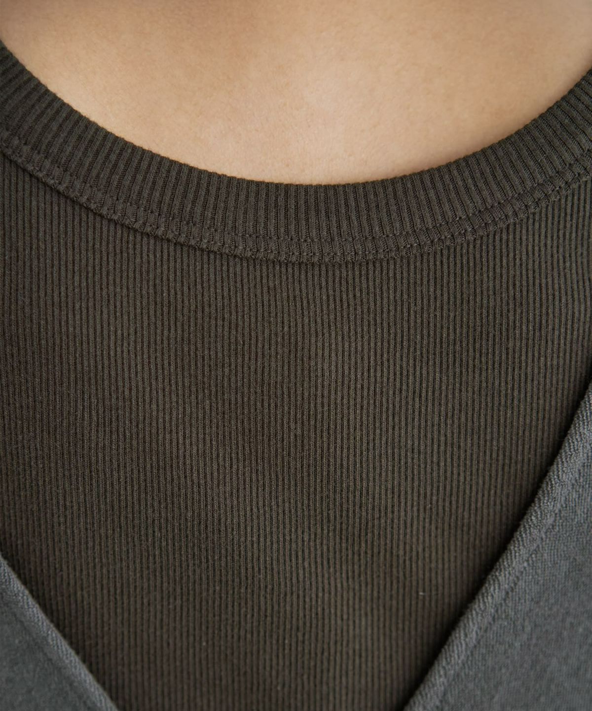 着用イメージ　167cm ダークセピア