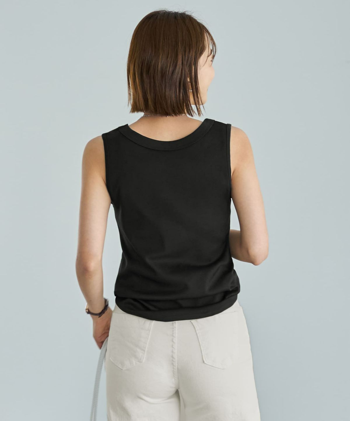 着用イメージ　167cm ブラック