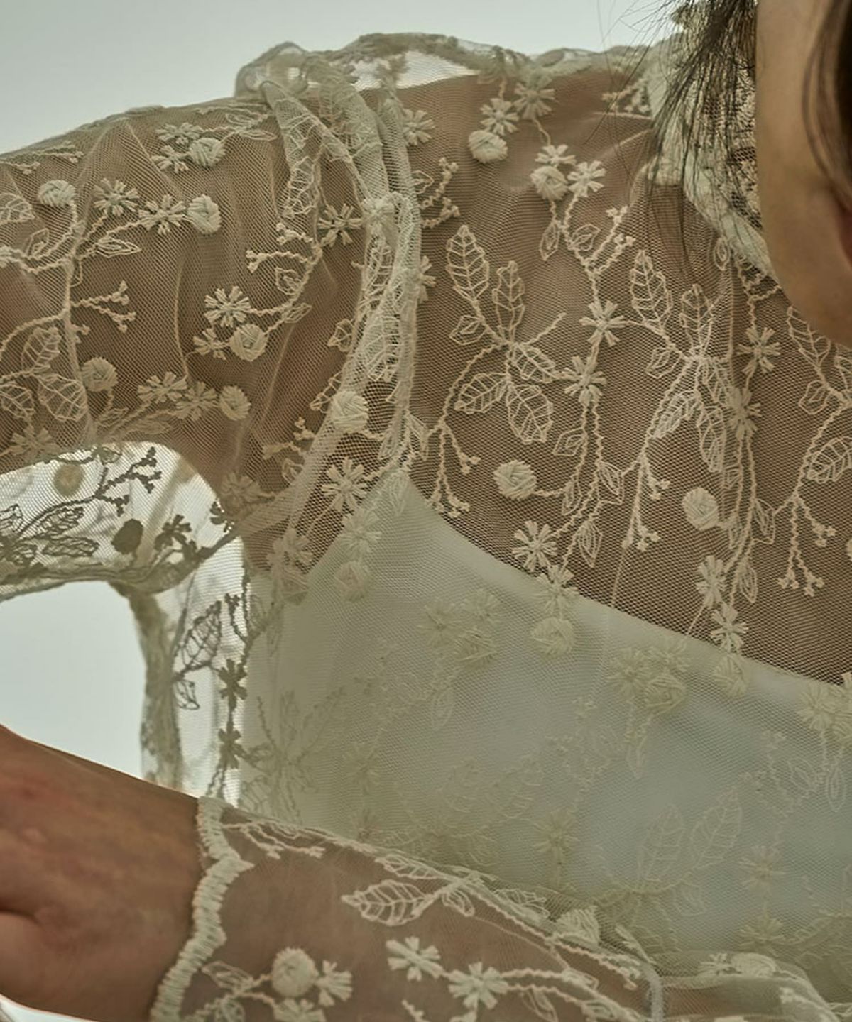 着用イメージ 164cm IVORY