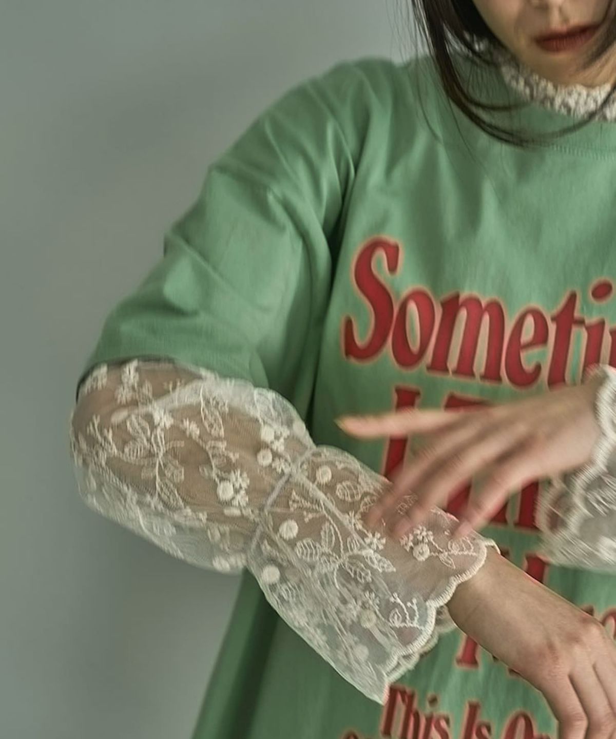 着用イメージ 164cm IVORY