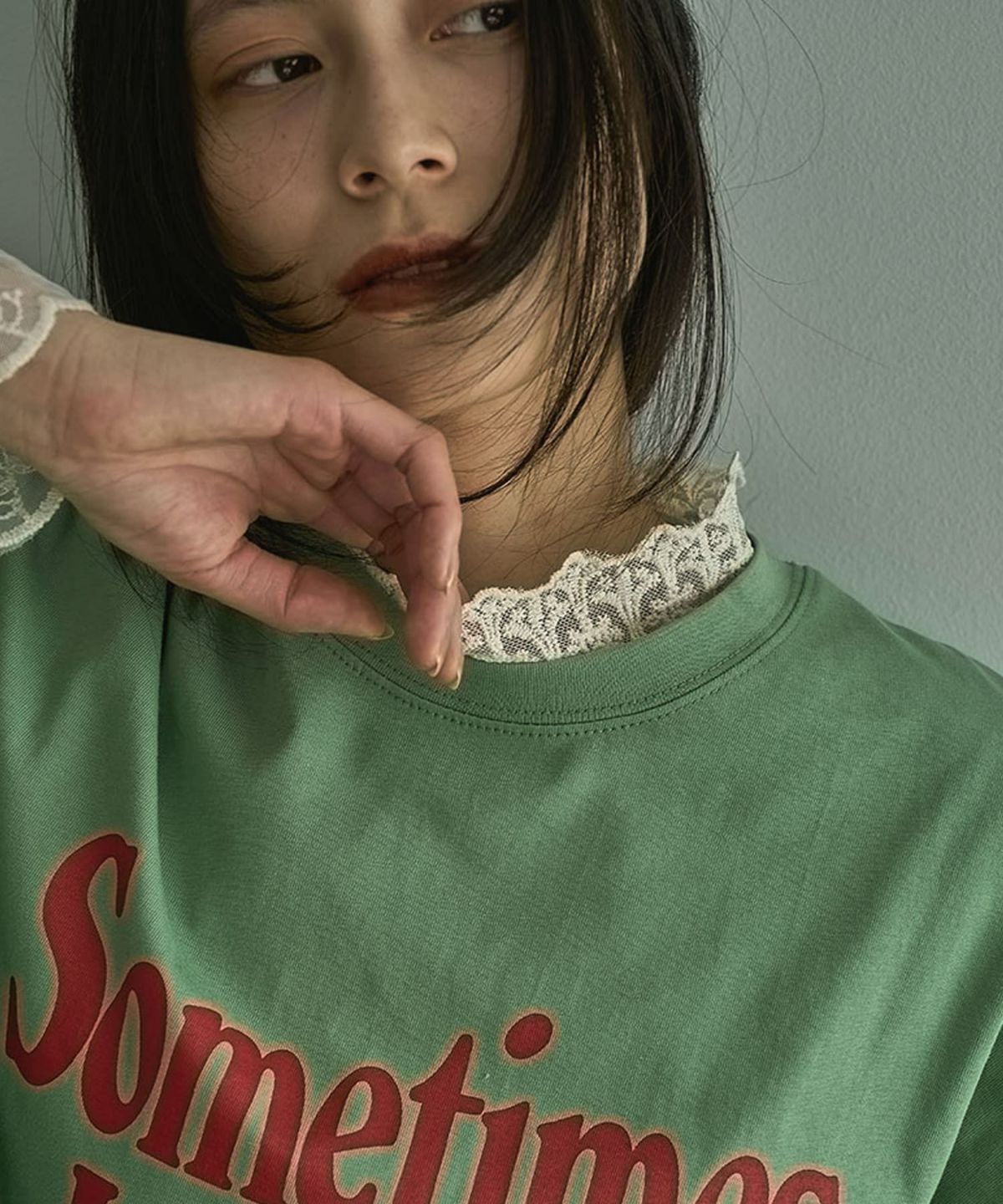 着用イメージ 164cm IVORY