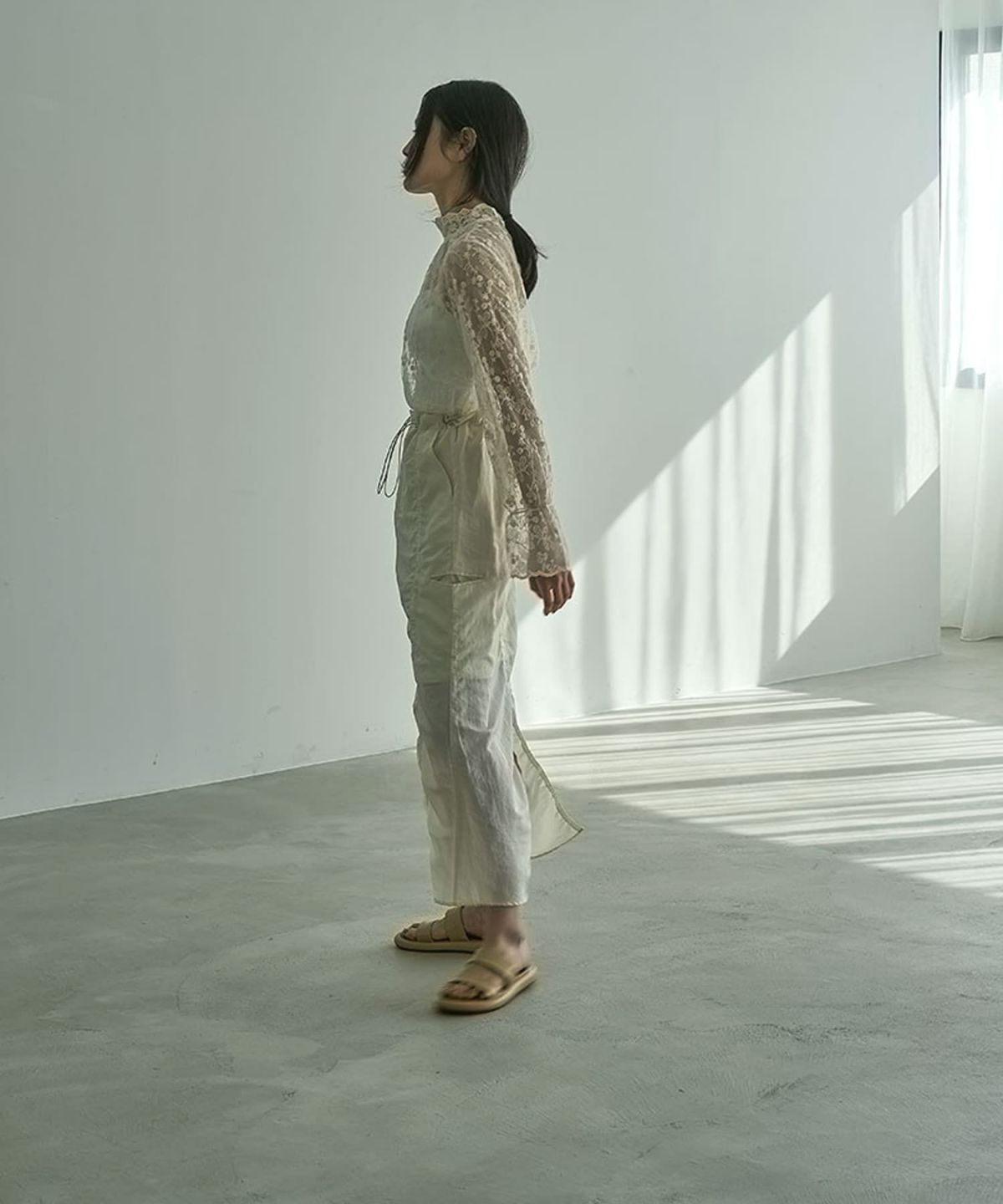 着用イメージ 164cm IVORY