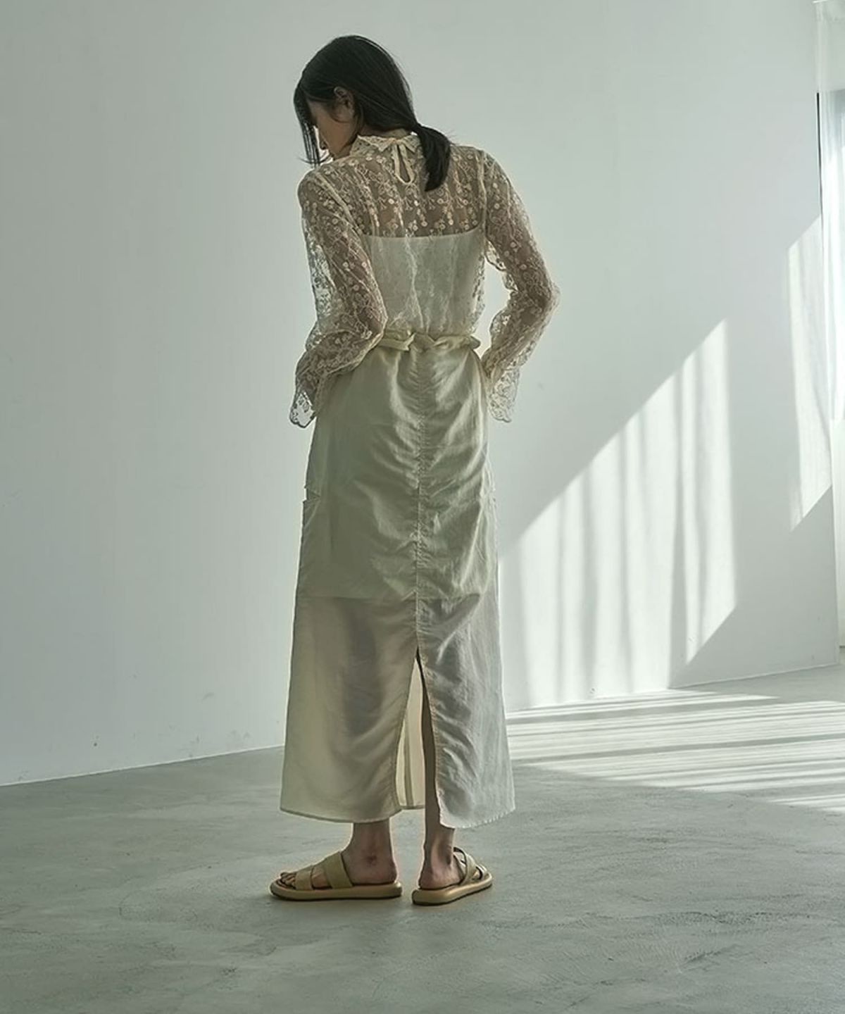 着用イメージ 164cm IVORY