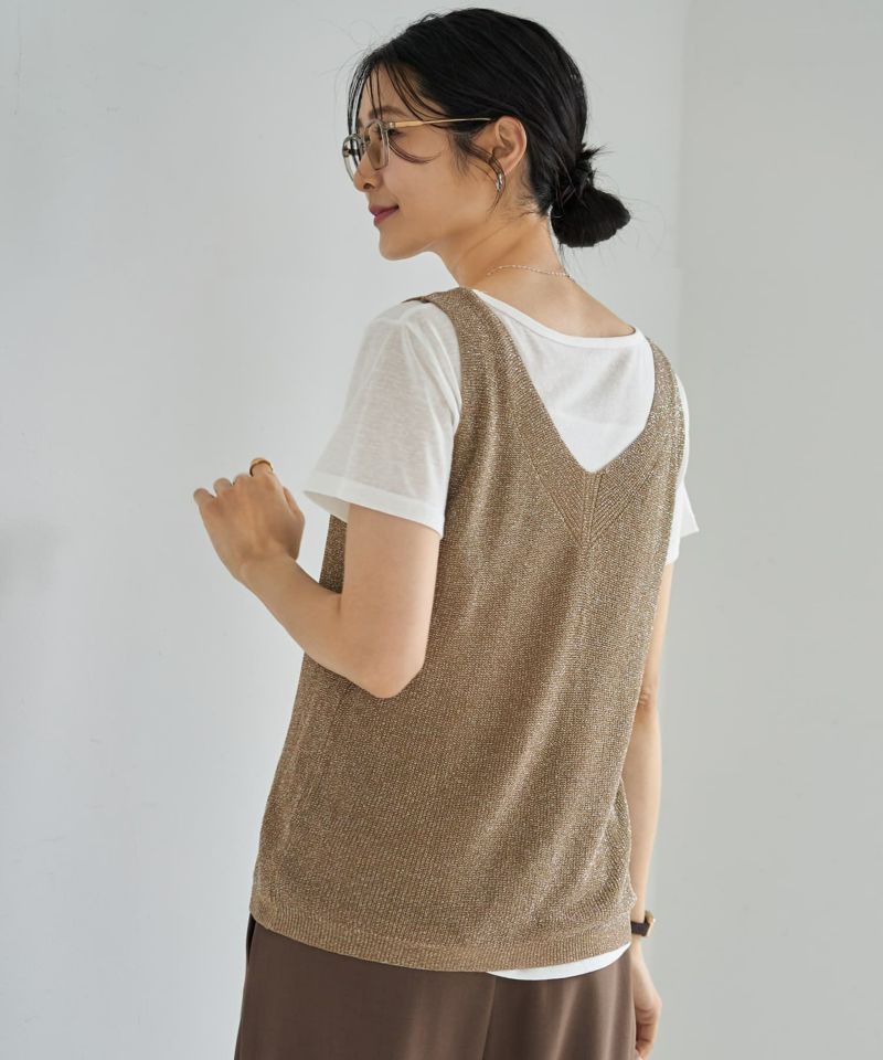 Lisette リゼッタ ニット（LISETTE リゼッタ 美品 ベージュ色