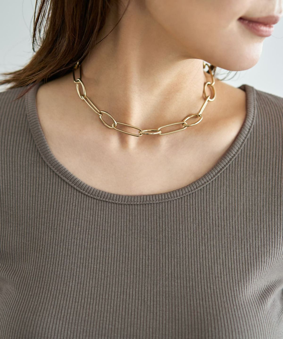 着用イメージ　166cm ストーン