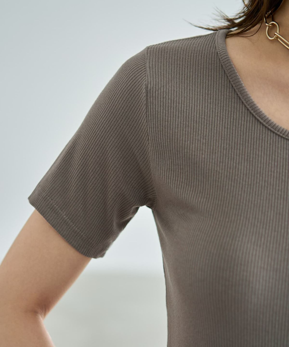 着用イメージ　166cm ストーン