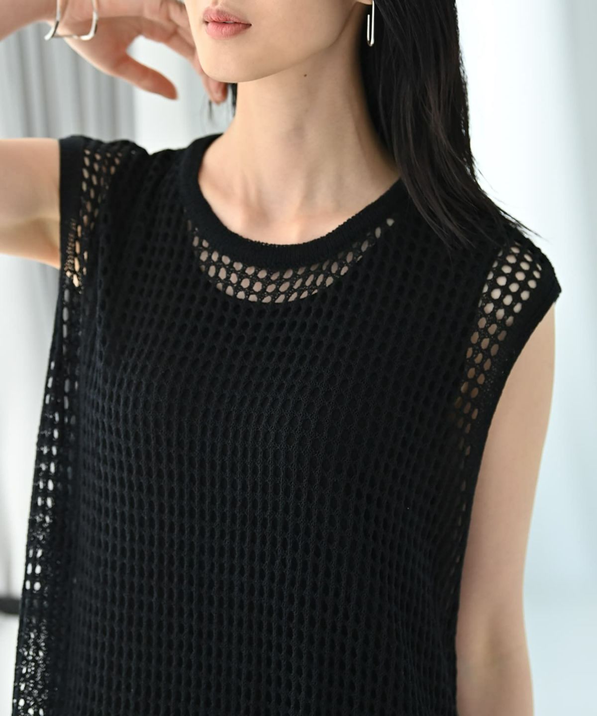 着用イメージ 170cm ブラック