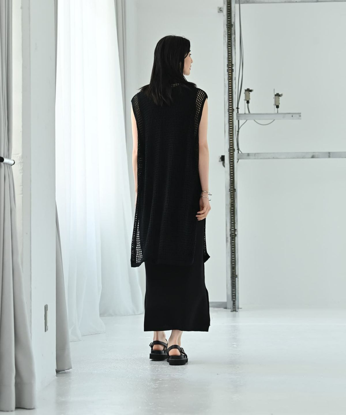 着用イメージ 170cm ブラック