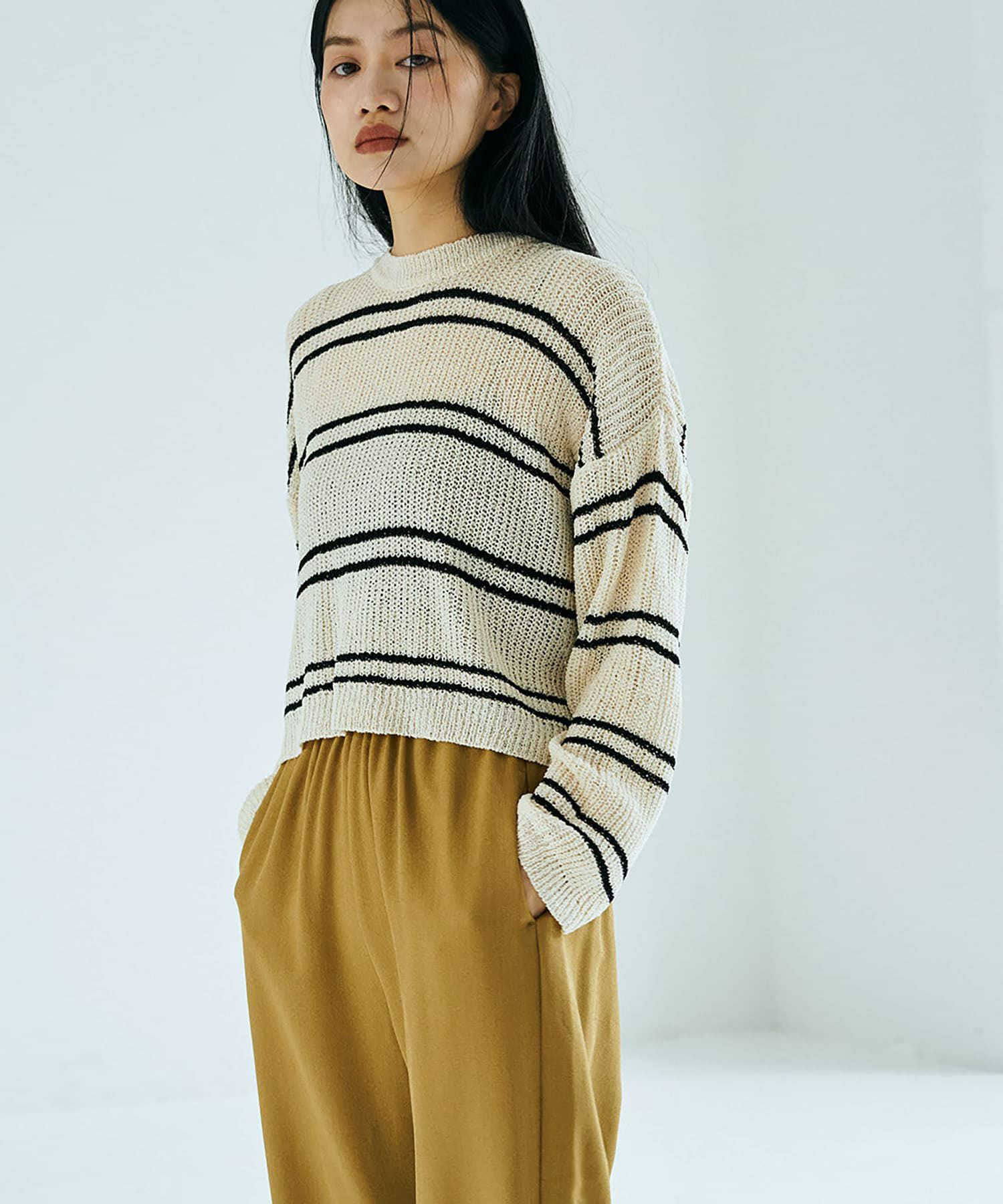 着用イメージ 168cm BEIGE