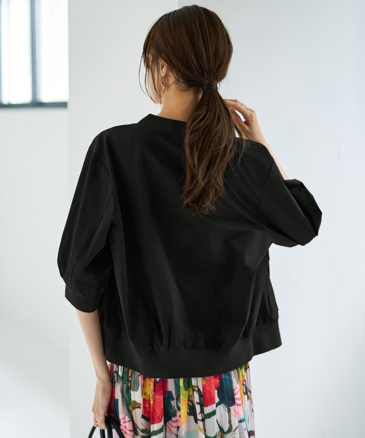 着用イメージ　167cm ブラック