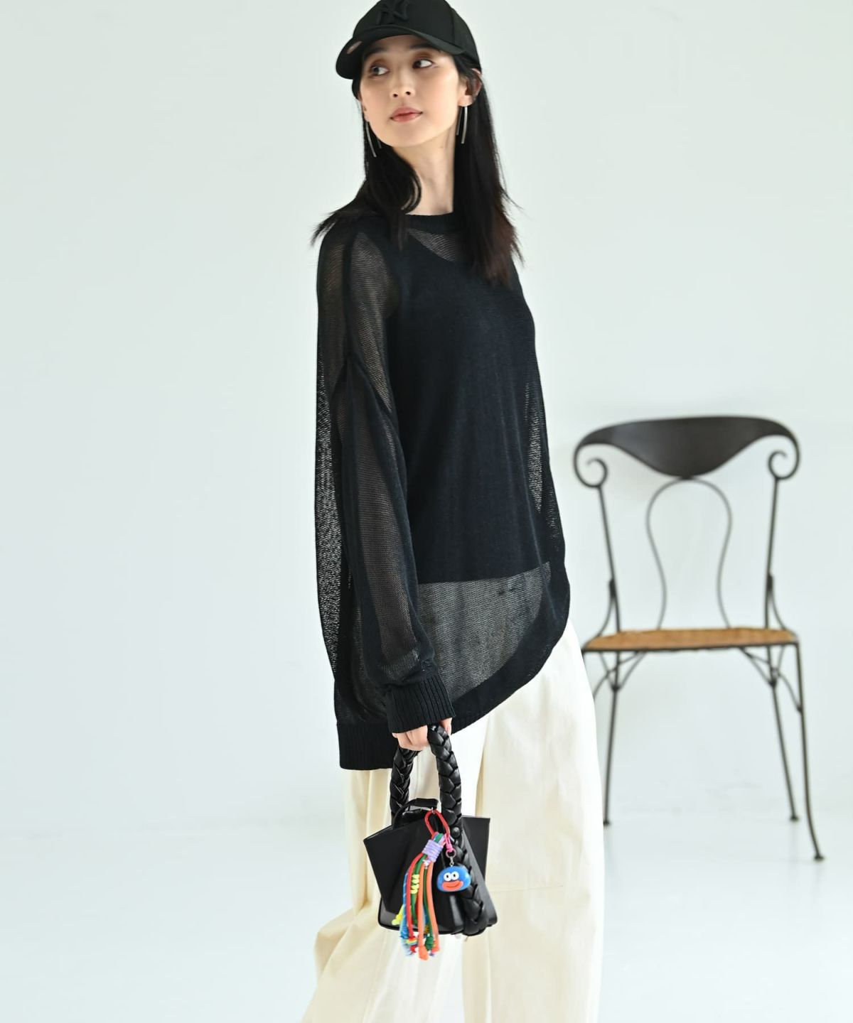 着用イメージ 170cm ブルー