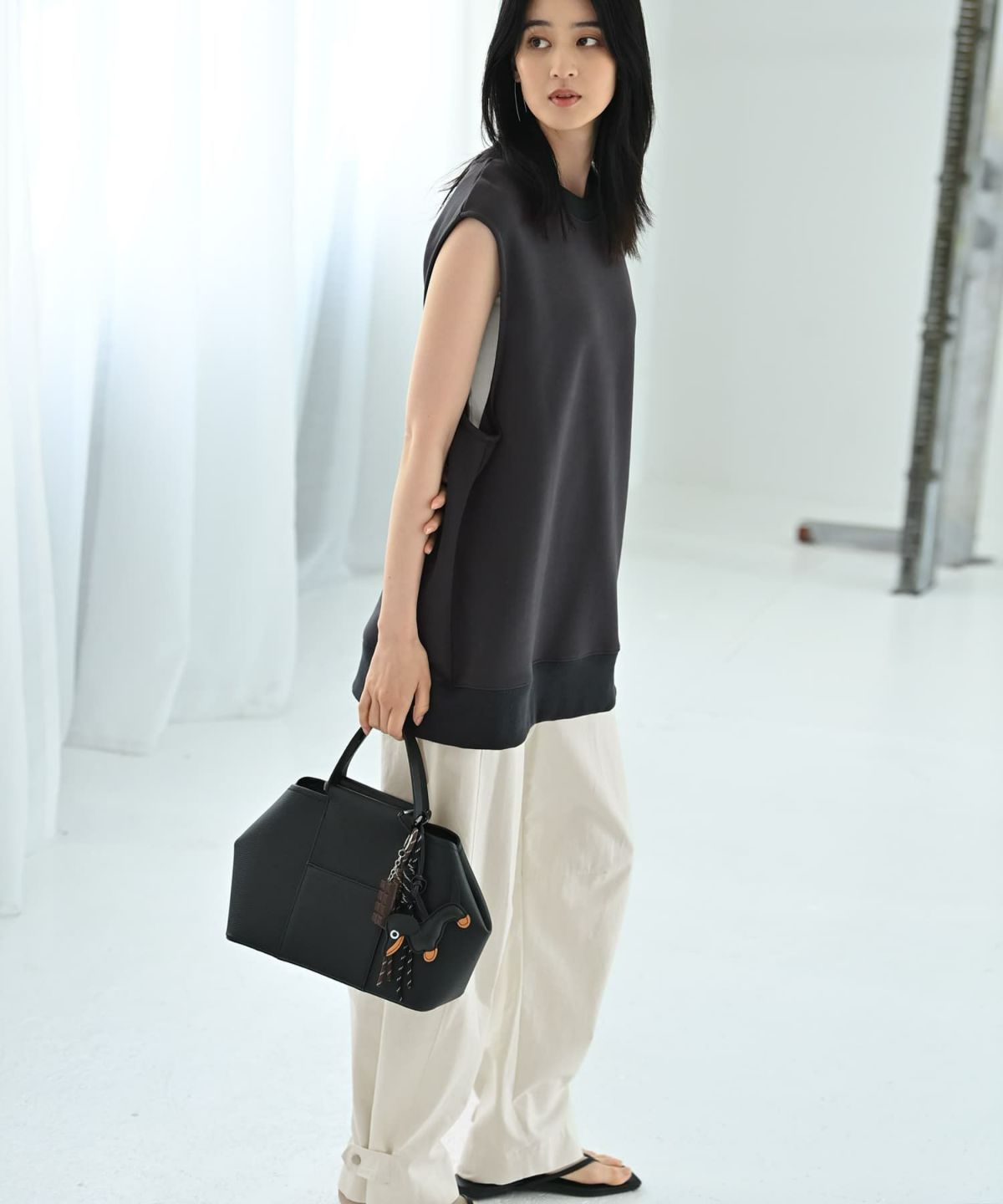 着用イメージ 170cm ブラック