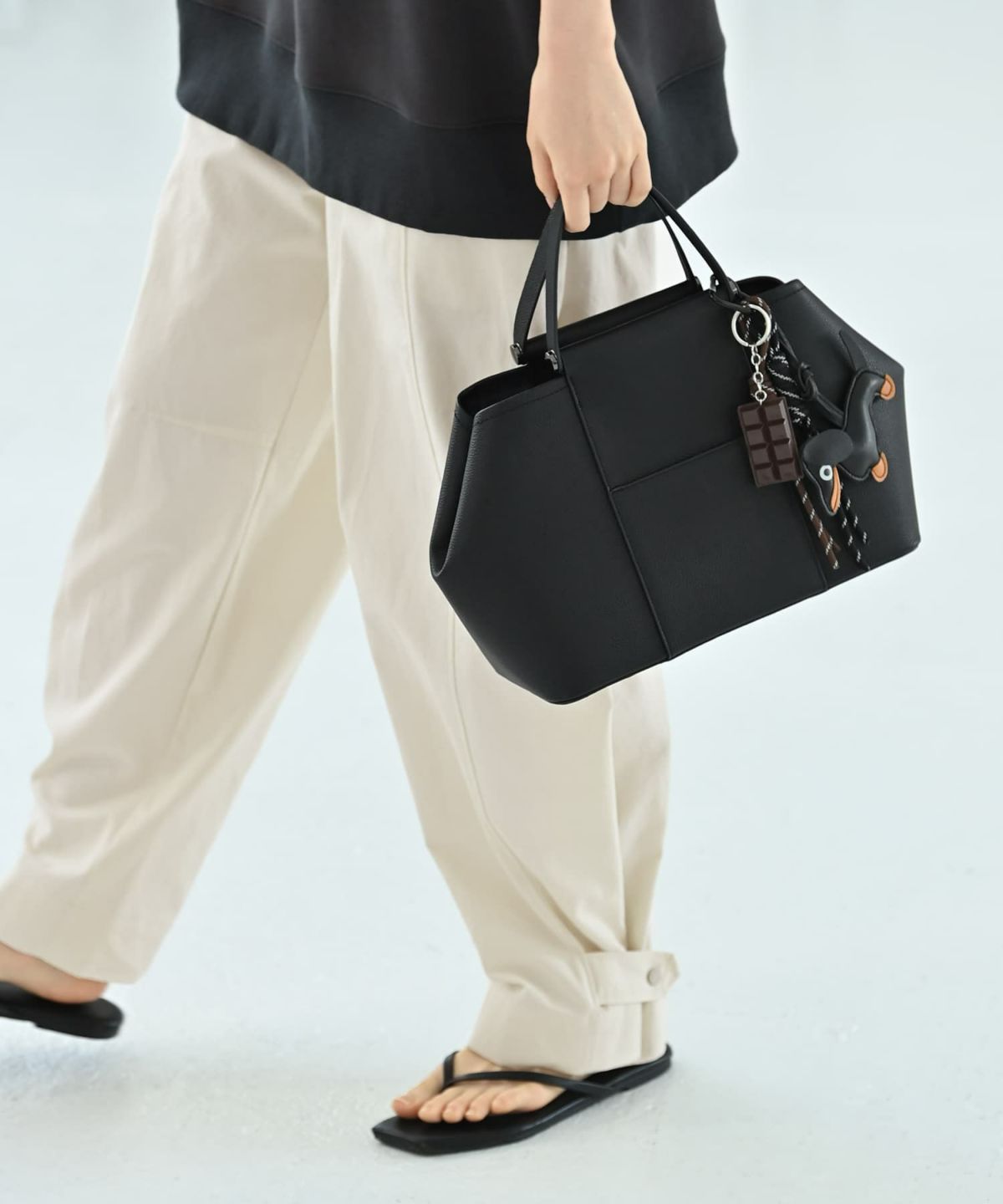 着用イメージ 170cm ブラック