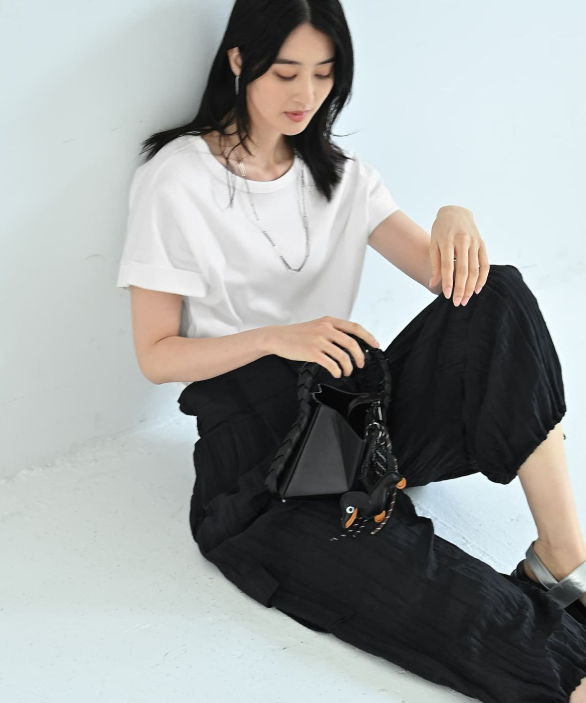 着用イメージ 170cm ブラック