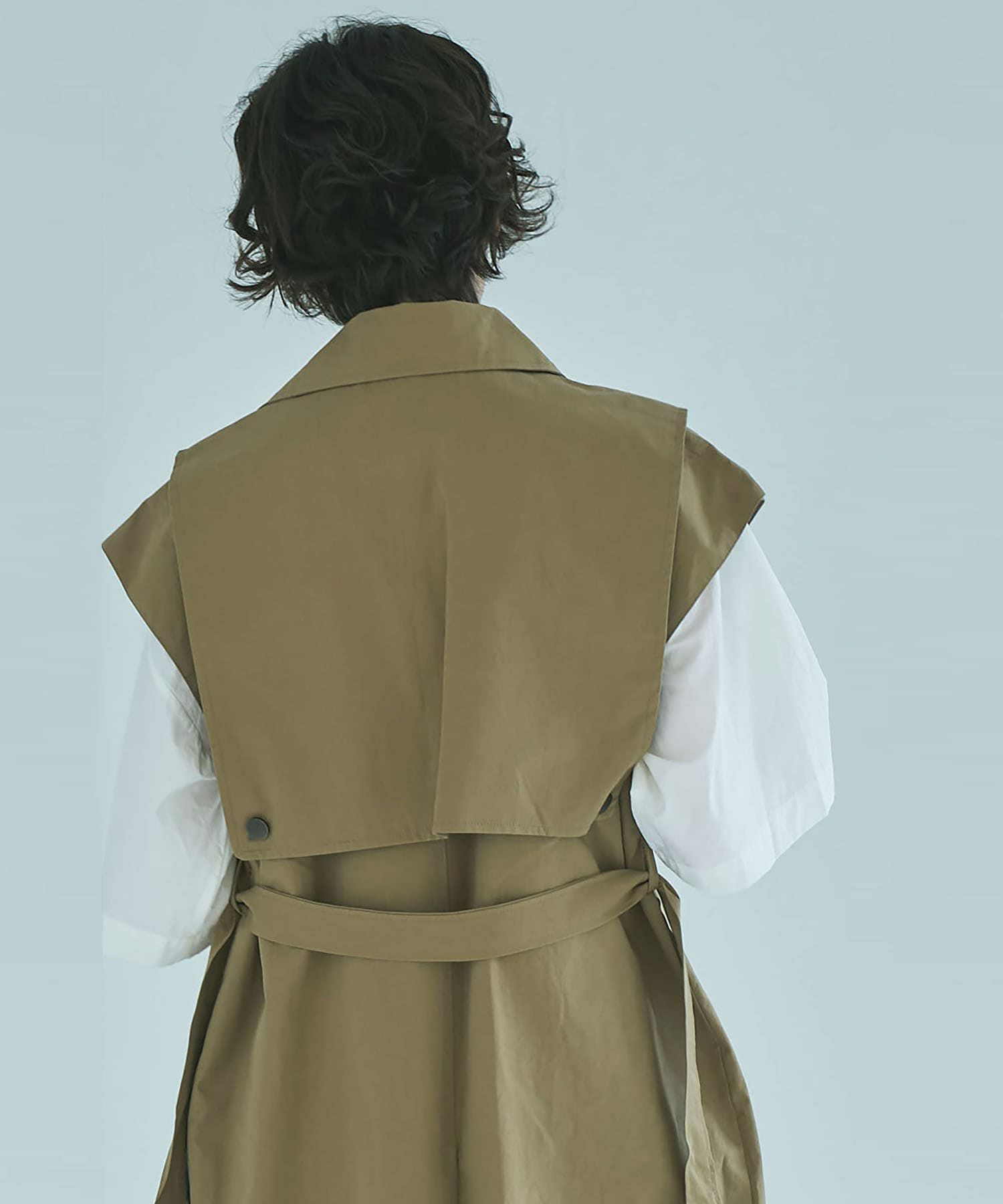 着用イメージ 165cm BROWN BEIGE