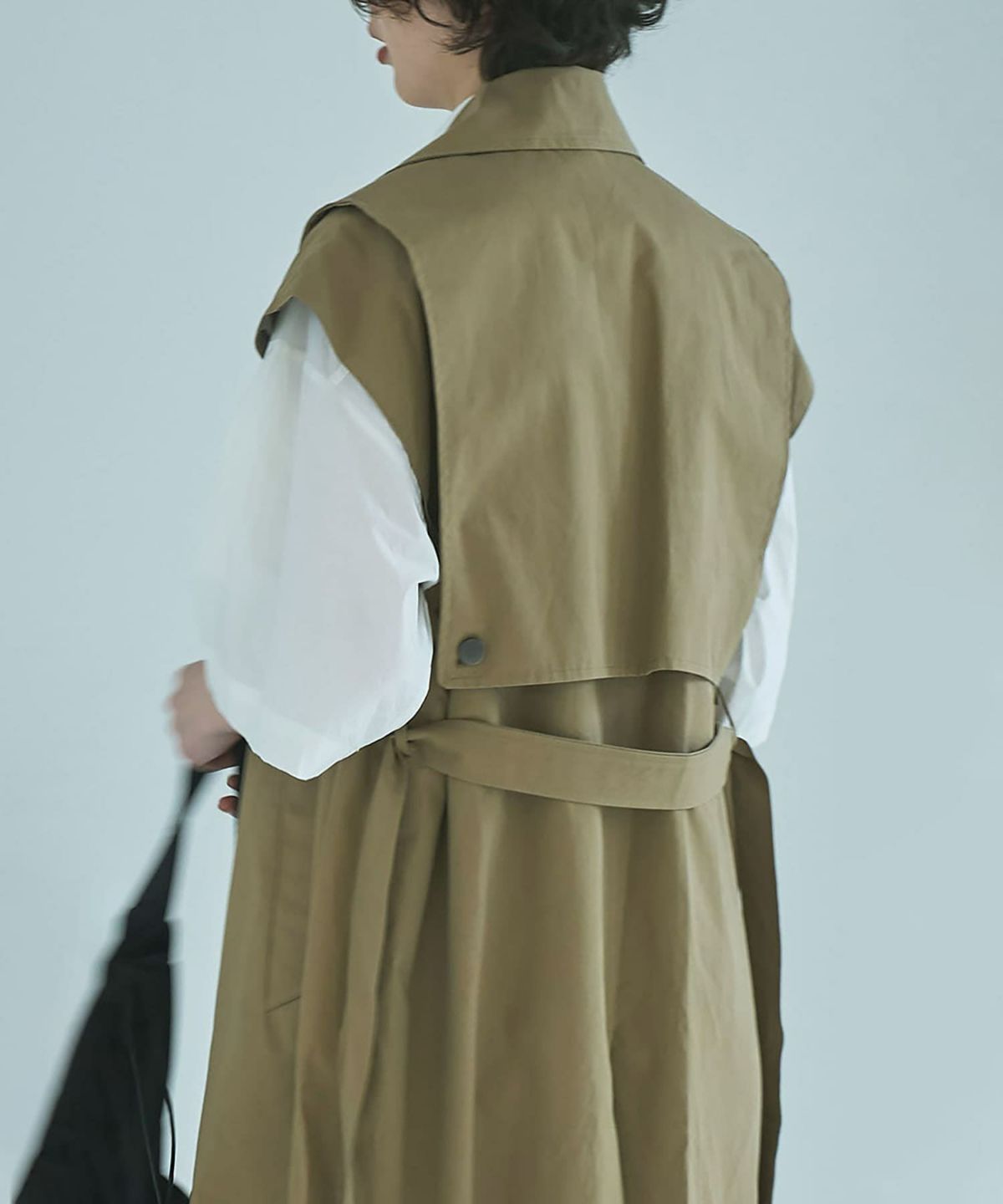 着用イメージ 165cm BROWN BEIGE