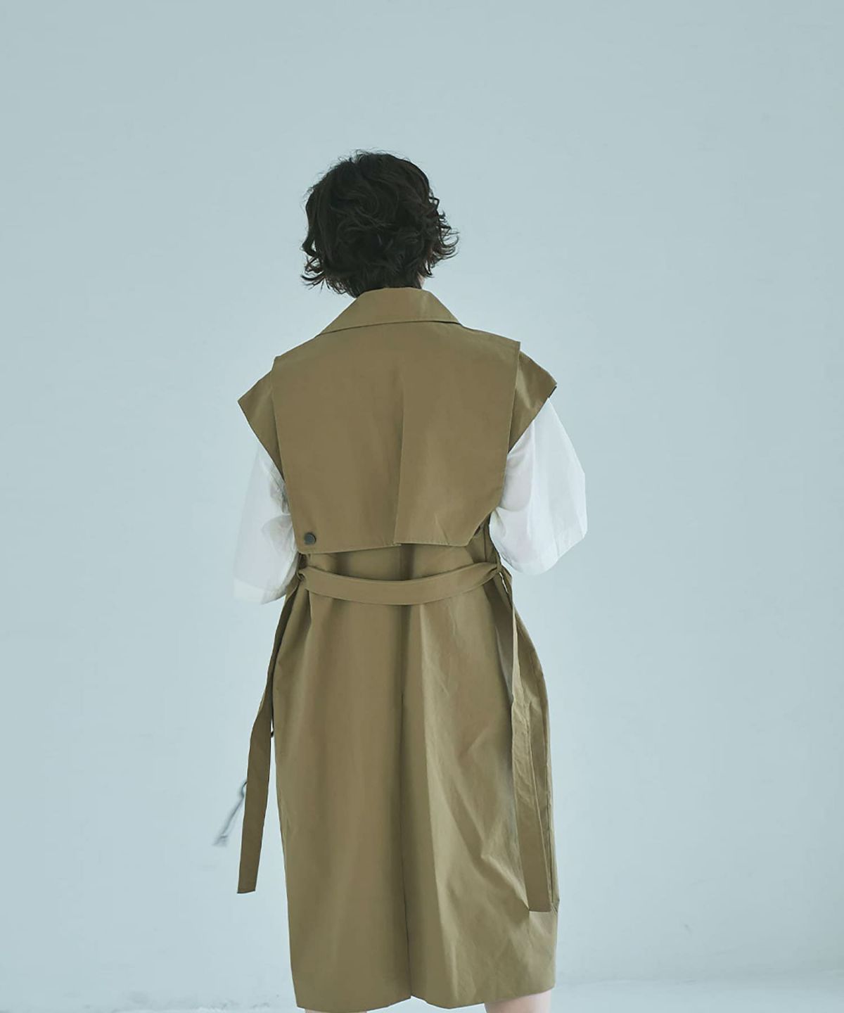 着用イメージ 165cm BROWN BEIGE