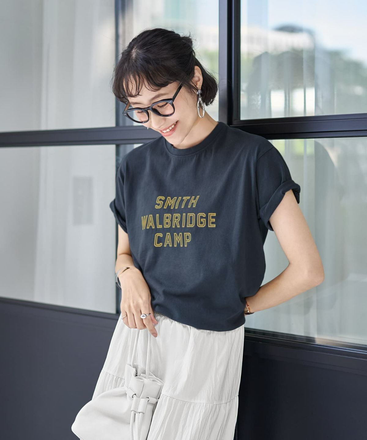 着用イメージ 168cm チャコール