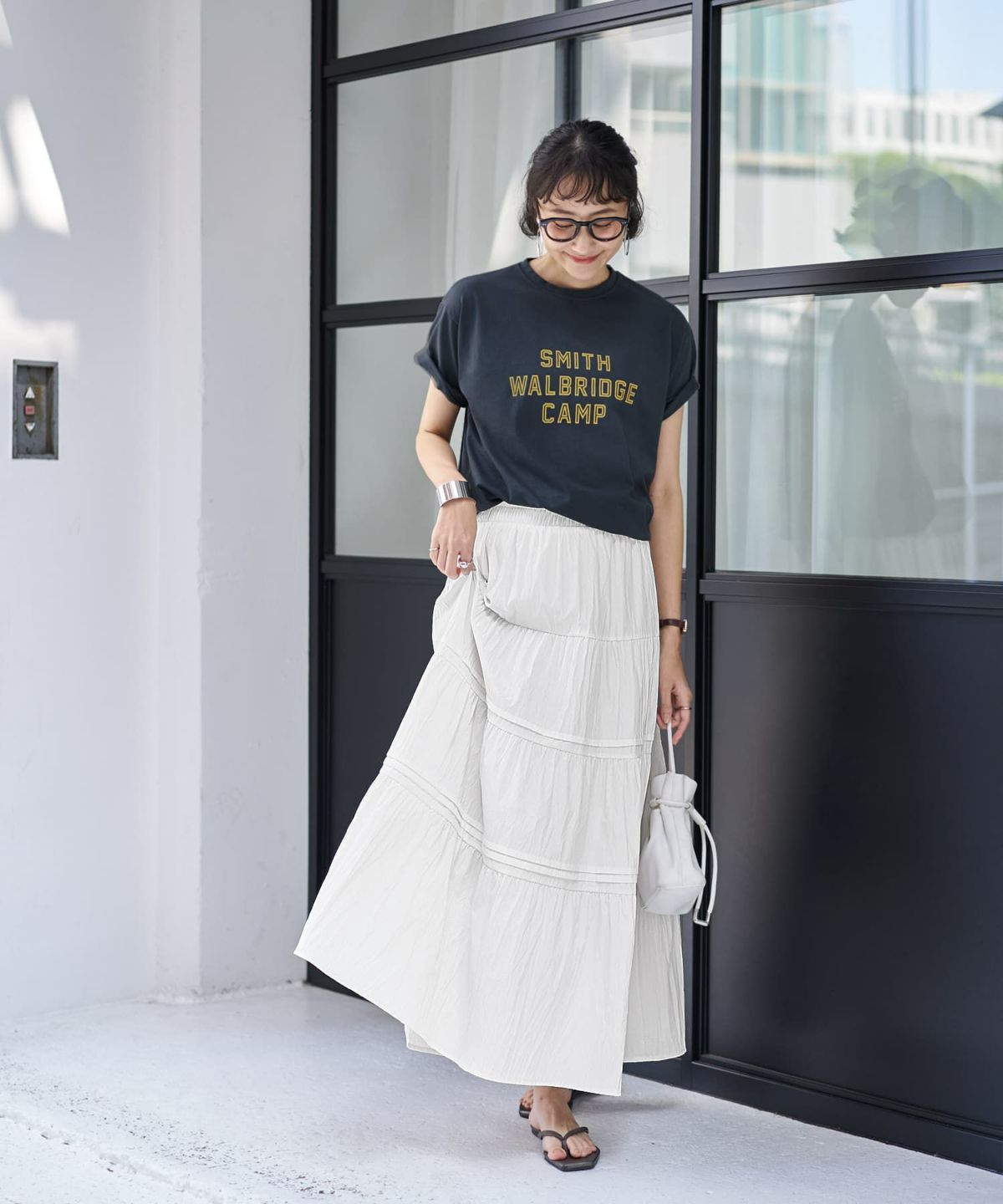 着用イメージ 168cm チャコール