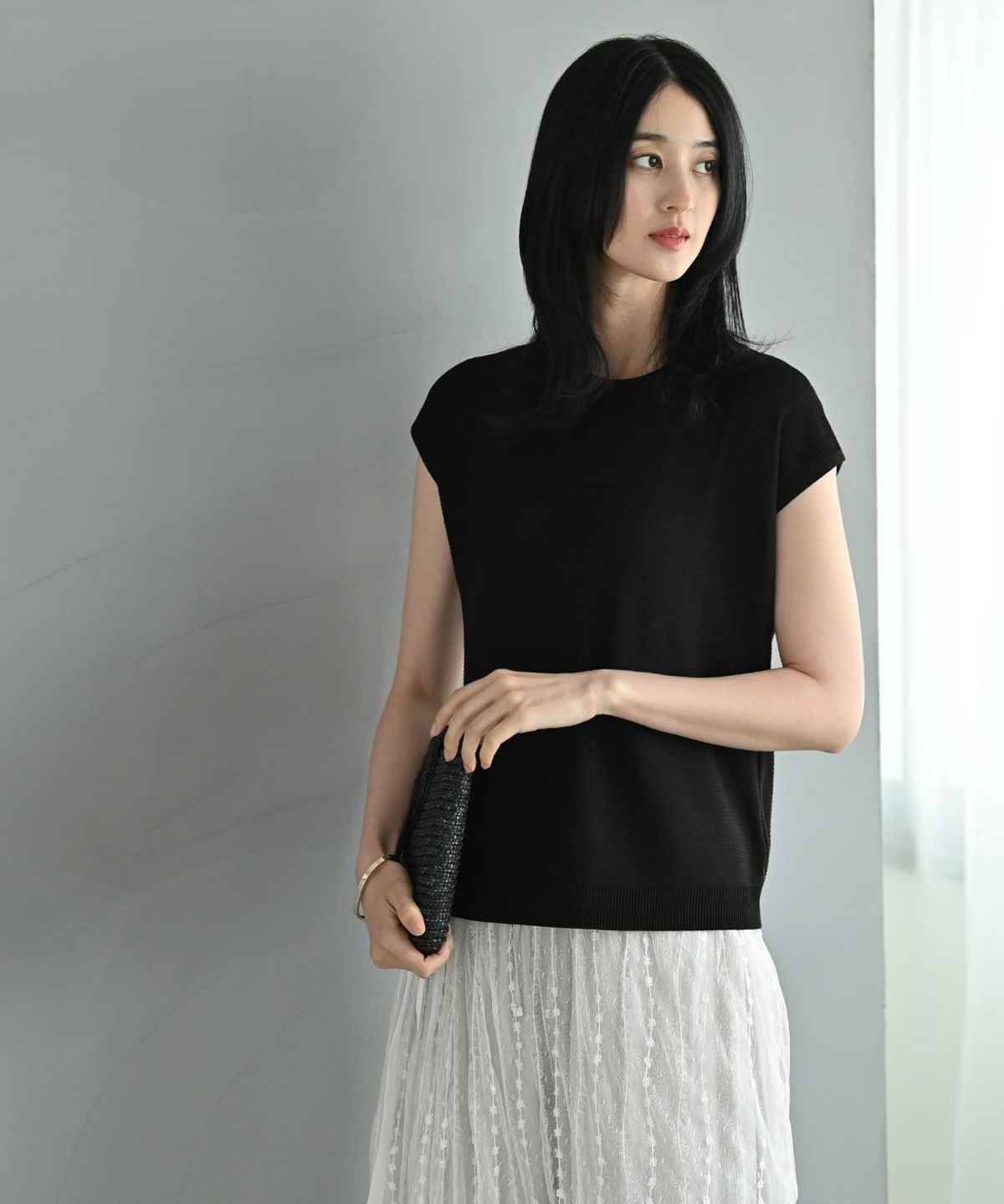 着用イメージ 170cm ブラック